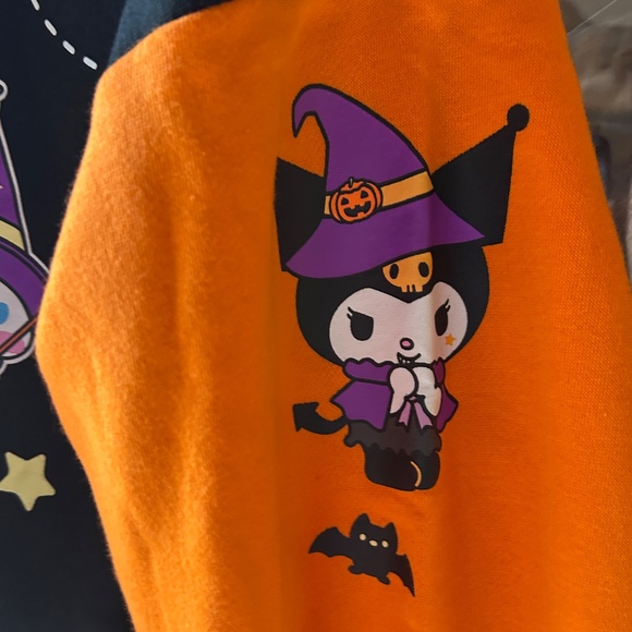 Sanrio Hello Kitty My Melody Cinnamoroll Kuromi Keroppi Zip Hoodie Women Small - Picture 7 of 11